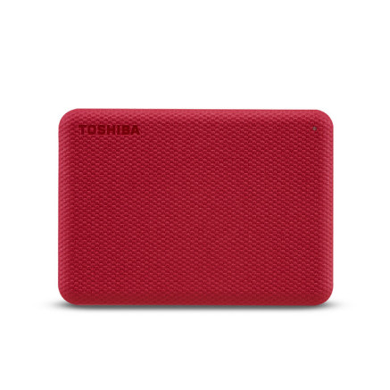 Toshiba Canvio Advance disque dur externe 2 To 2.5" USB Type-A 2.0 3.2 Gen 1 (3.1 Gen 1) Rouge