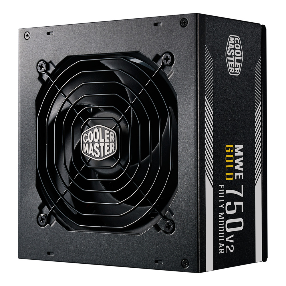Cooler Master MWE Gold 750 V2 ATX 3.0 Ready unité d'alimentation d'énergie 750 W 24-pin ATX Noir Cooler Master MWE Gold 750 V2 ATX 3.0 Ready unité d'alimentation d'énergie 750 W 24-pin ATX Noir