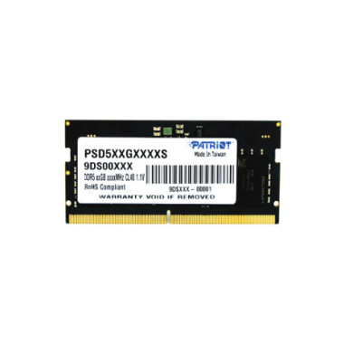 Patriot Memory Signature PSD58G480041S module de mémoire 8 Go 1 x 8 Go DDR5 4800 MHz