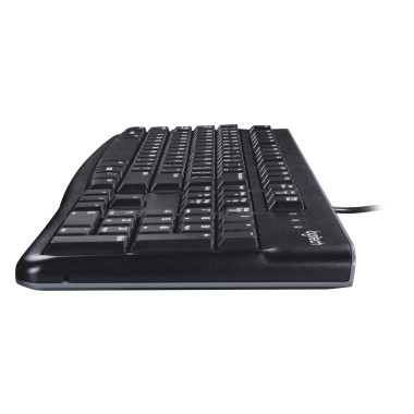 Logitech K120 Corded Keyboard clavier Bureau USB AZERTY Belge Noir
