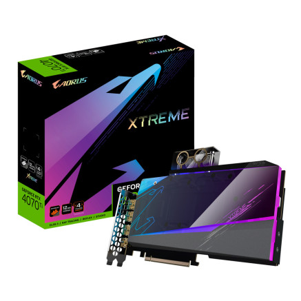 GIGABYTE GeForce RTX 4070 Ti 12GB XTREME WATERFORCE WB NVIDIA 12 Go GDDR6X