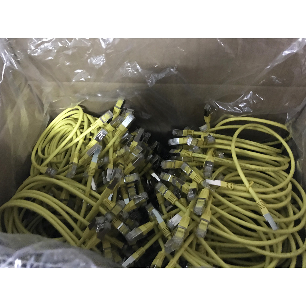 Equip 635667 câble de réseau Jaune 0,5 m Cat6a S FTP (S-STP)