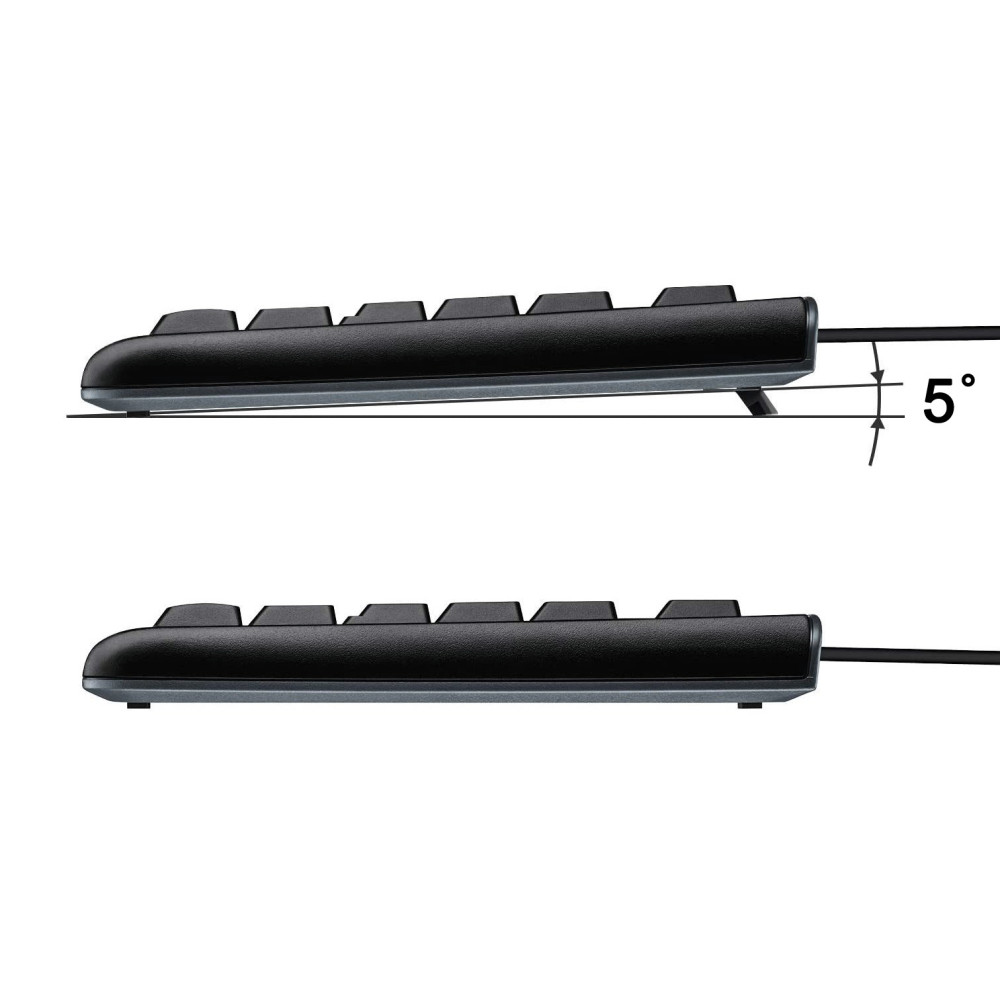 Equip 245214 clavier Bureau USB AZERTY Français Noir