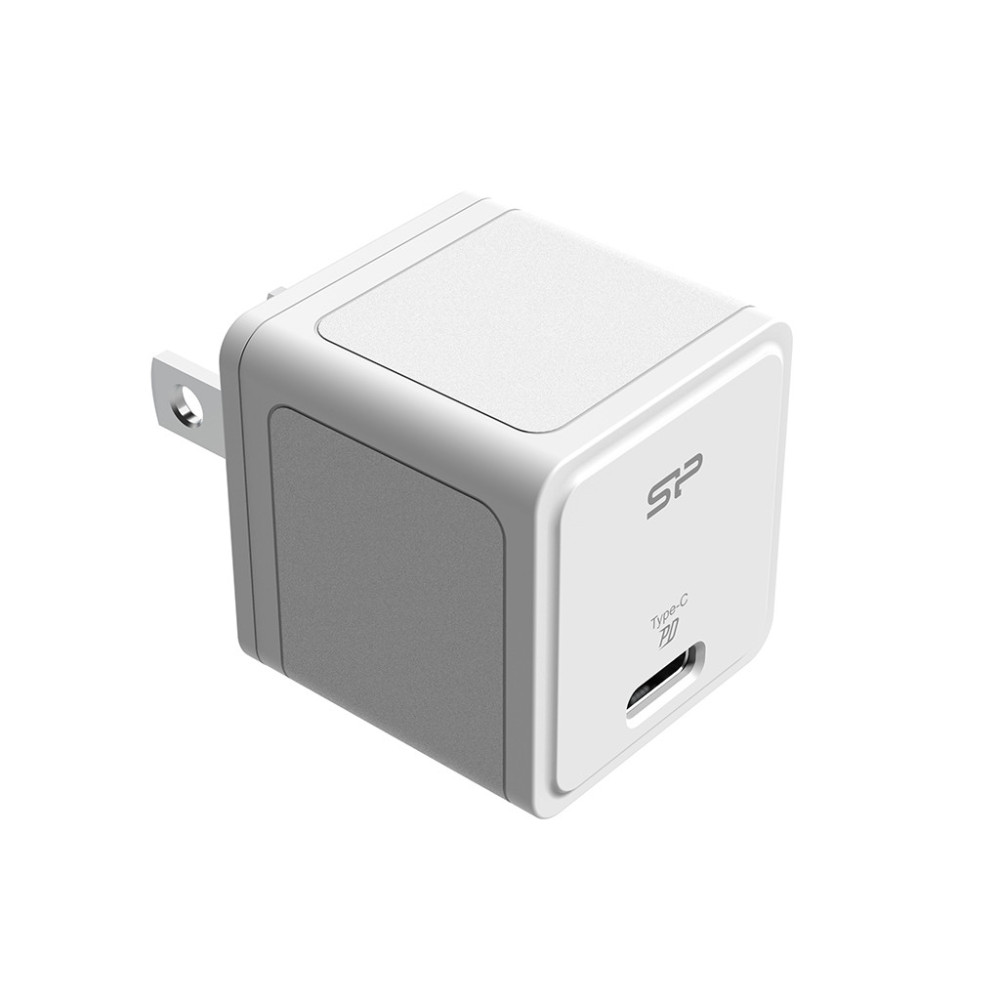 Silicon Power QM12 Smartphone Blanc Secteur Charge rapide Intérieure