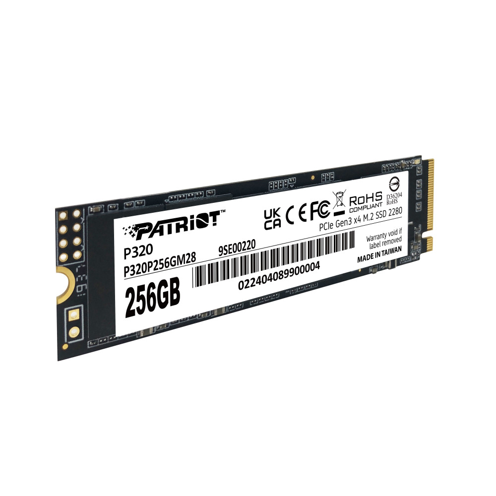 Patriot Memory P320 256 Go M.2 PCI Express 3.0 NVMe
