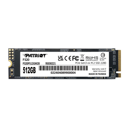 Patriot Memory P320 512 Go M.2 PCI Express 3.0 NVMe