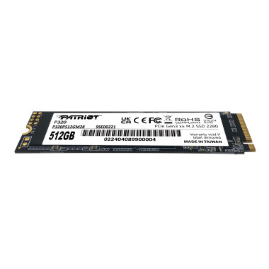 Patriot Memory P320 512 Go M.2 PCI Express 3.0 NVMe