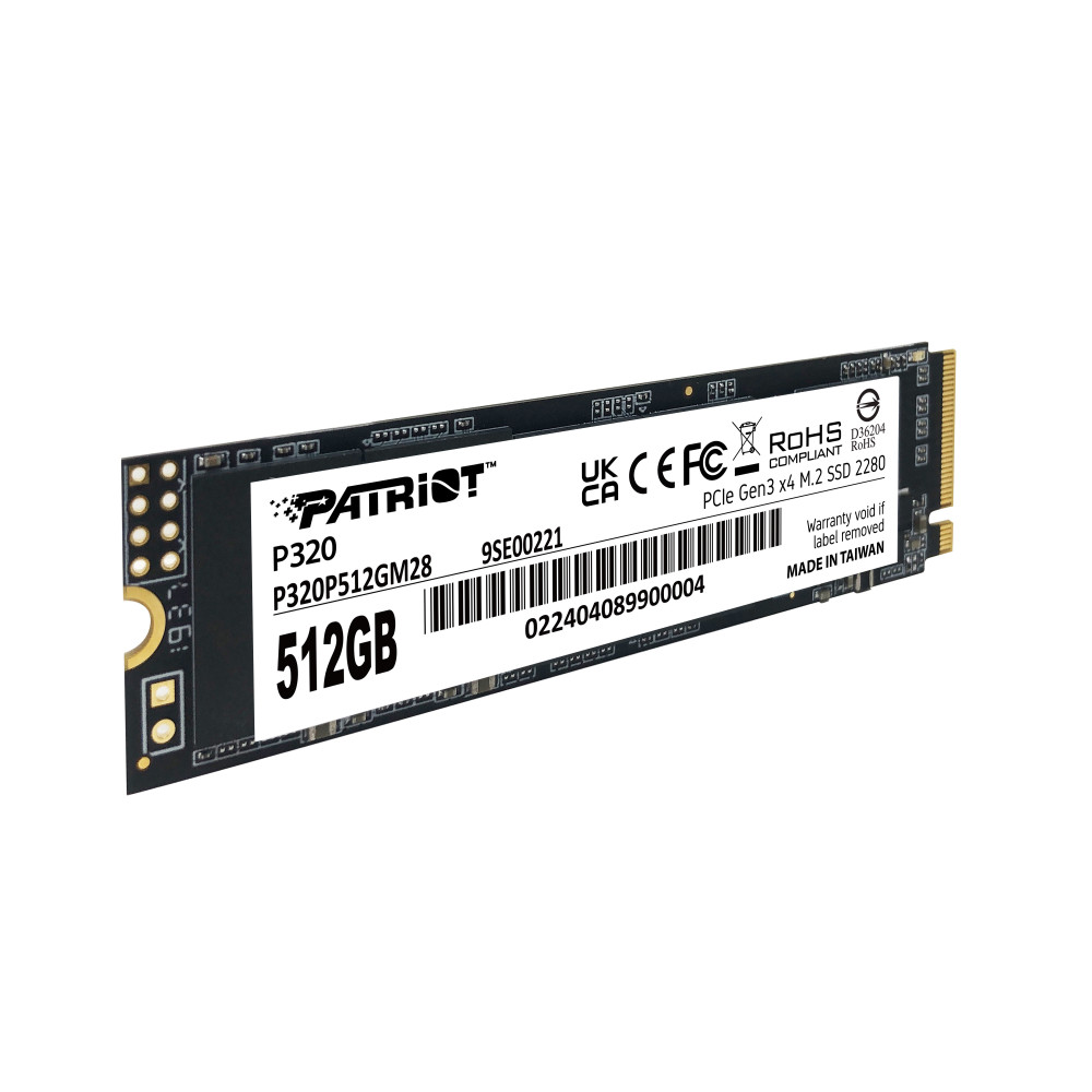 Patriot Memory P320 512 Go M.2 PCI Express 3.0 NVMe