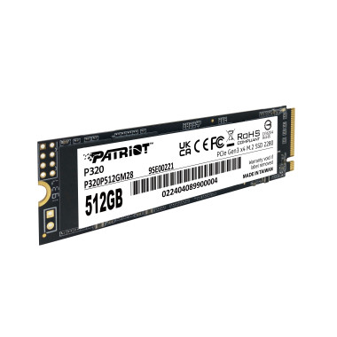 Patriot Memory P320 512 Go M.2 PCI Express 3.0 NVMe
