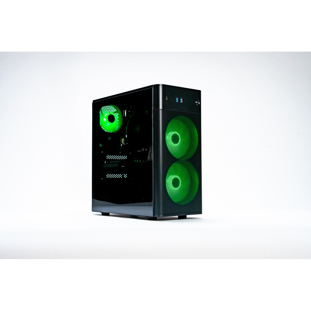 Erazer Recon E45 AMD Ryzen™ 5 5500 16 Go DDR4-SDRAM 1 To SSD NVIDIA GeForce RTX 4060 Windows 11 Home Bureau PC Noir