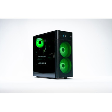 Erazer Recon E45 AMD Ryzen™ 5 5500 16 Go DDR4-SDRAM 1 To SSD NVIDIA GeForce RTX 4060 Windows 11 Home Bureau PC Noir