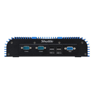 Shuttle BPCAL02-i3XA industrial Box-PC, Core i3-1215U , 8GB RAM, 128GB M.2 SSD, 2x LAN, 3x COM, 1xHDMI,1xVGA, 8x USB, DC input