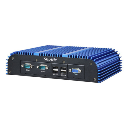 Shuttle BPCAL02-i5WA Industry IoT Box-PC, Core i5-1235U, Win10 IoT, 8GB RAM, 250GB M.2 SSD, 2x LAN, 3x COM, 1xHDMI,1xVGA, 8x