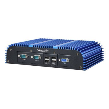 Shuttle BPCAL02-i5WA Industry IoT Box-PC, Core i5-1235U, Win10 IoT, 8GB RAM, 250GB M.2 SSD, 2x LAN, 3x COM, 1xHDMI,1xVGA, 8x