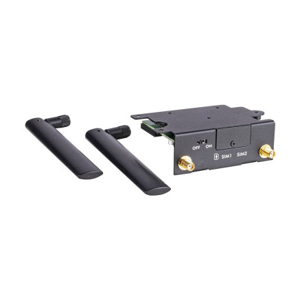Shuttle LTE01 Kit adaptateur LTE (4G) avec 2x antennes LTE externes et câbles internes pour Box-PCs