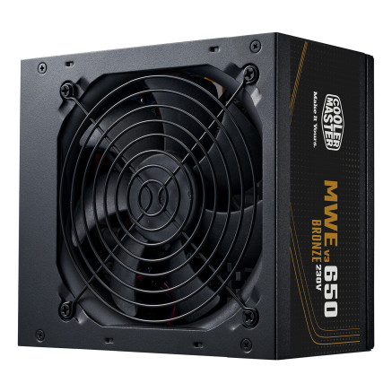 Cooler Master MWE Bronze 650 V3 230V unité d'alimentation d'énergie 650 W 24-pin ATX ATX Noir