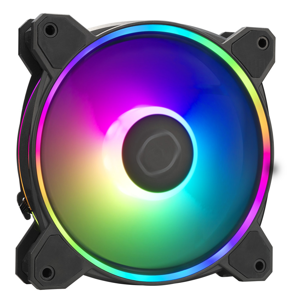 Cooler Master MasterFan MF120 Halo² 3in1 Boitier PC Ventilateur 12 cm Noir 3 pièce(s)
