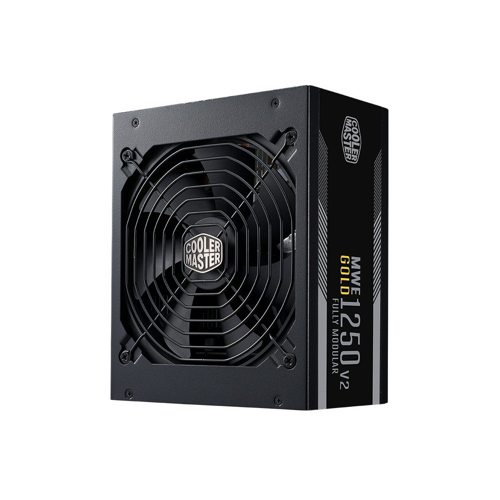 Cooler Master MWE Gold 1250 V2 ATX 3.1 unité d'alimentation d'énergie 1250 W 24-pin ATX Noir Cooler Master MWE Gold 1250 V2 ATX 3.1 unité d'alimentation d'énergie 1250 W 24-pin ATX Noir