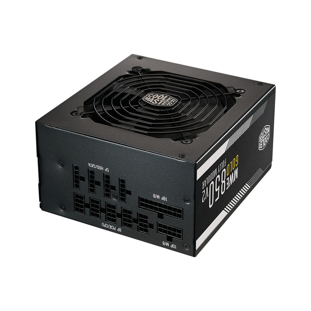 Cooler Master MWE Gold 850 V2 ATX 3.1 unité d'alimentation d'énergie 850 W 24-pin ATX Noir Cooler Master MWE Gold 850 V2 ATX 3.1 unité d'alimentation d'énergie 850 W 24-pin ATX Noir