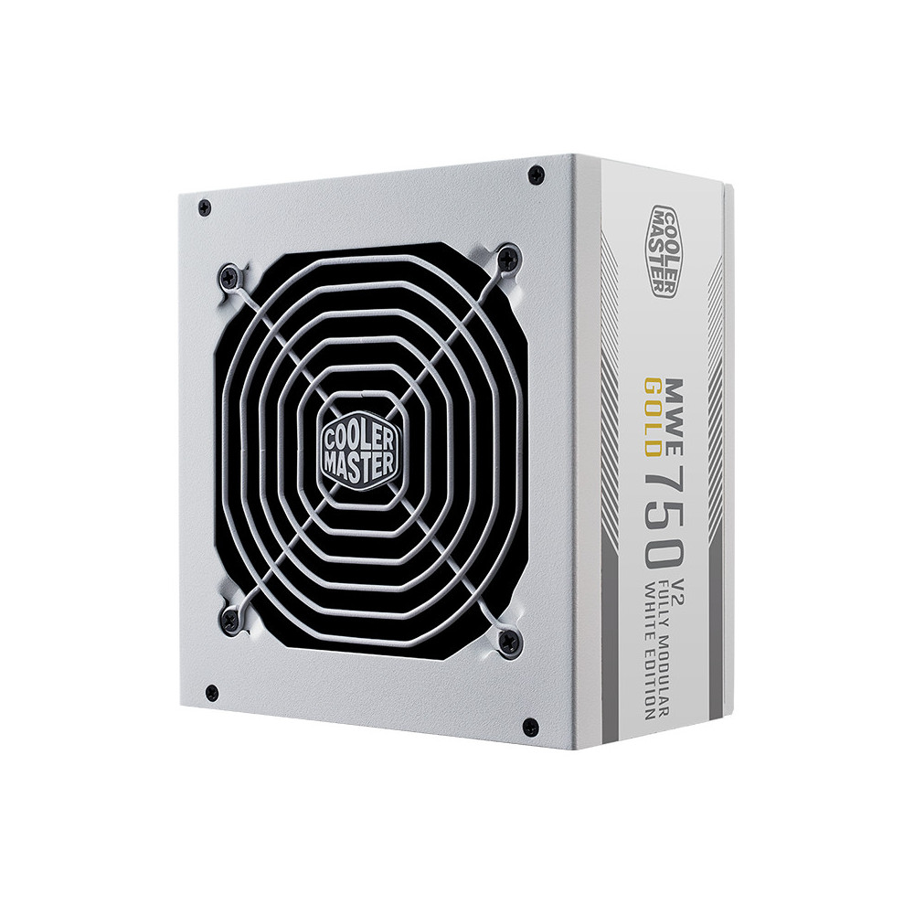 Cooler Master MWE Gold 750 V2 ATX 3.1 White Edition unité d'alimentation d'énergie 750 W 24-pin ATX Blanc Cooler Master MWE Gold 750 V2 ATX 3.1 White Edition unité d'alimentation d'énergie 750 W 24-pin ATX Blanc