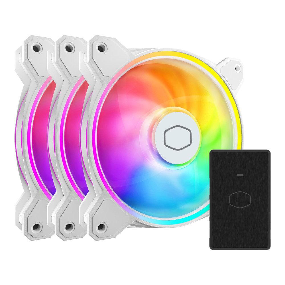 Cooler Master MasterFan MF120 Halo² white 3in1 Boitier PC Ventilateur 12 cm Blanc 3 pièce(s) Cooler Master MasterFan MF120 Halo² white 3in1 Boitier PC Ventilateur 12 cm Blanc 3 pièce(s)
