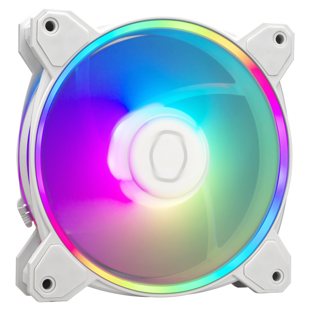 Cooler Master MasterFan MF120 Halo² white 3in1 Boitier PC Ventilateur 12 cm Blanc 3 pièce(s)