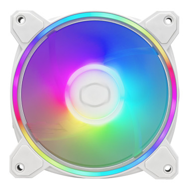 Cooler Master MasterFan MF120 Halo² white 3in1 Boitier PC Ventilateur 12 cm Blanc 3 pièce(s)