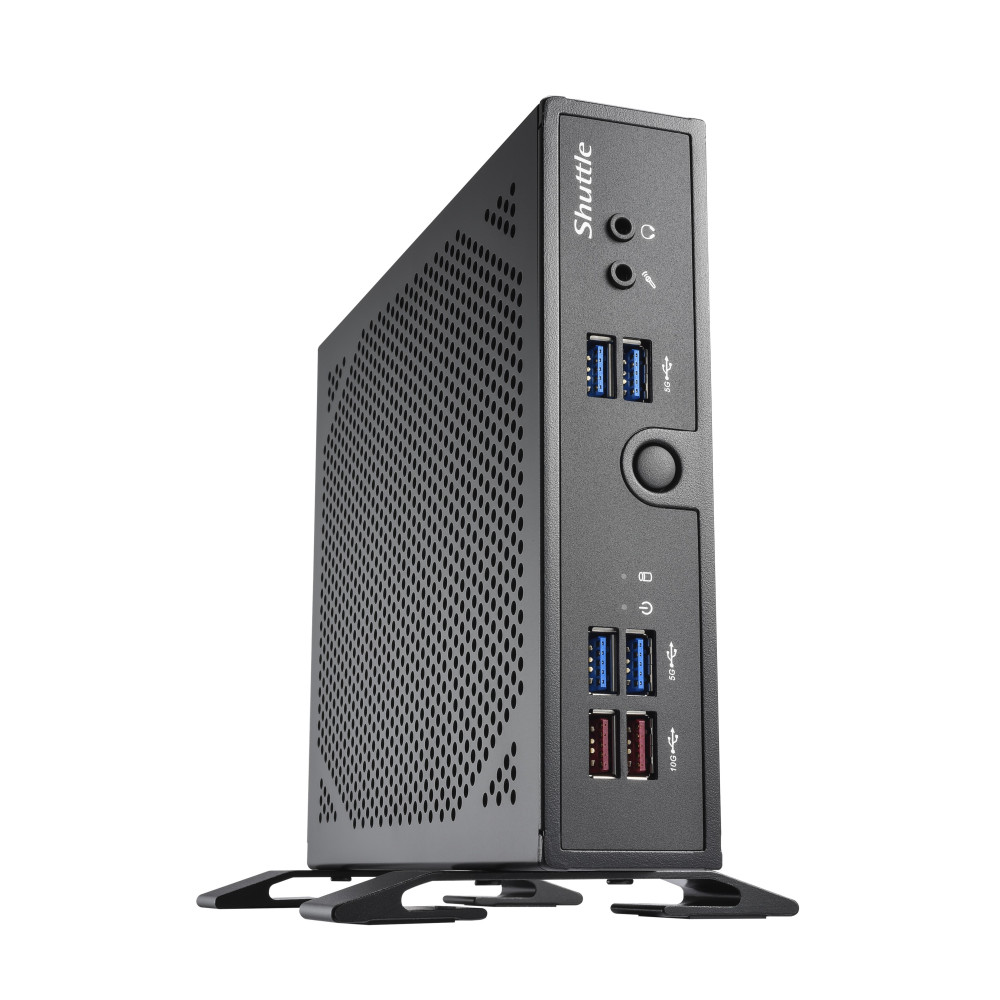 Shuttle POS System DS500, Celeron 7305, 8GB DDR5, 120 GB M.2 SSD (NVMe) 2x LAN (1x 2.5Gbit ,1x 1Gbit), 1xCOM,1xHDMI,1xDP, 1x