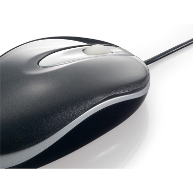 Conceptronic CLLMEASY souris Bureau Ambidextre USB Type-A Optique 800 DPI