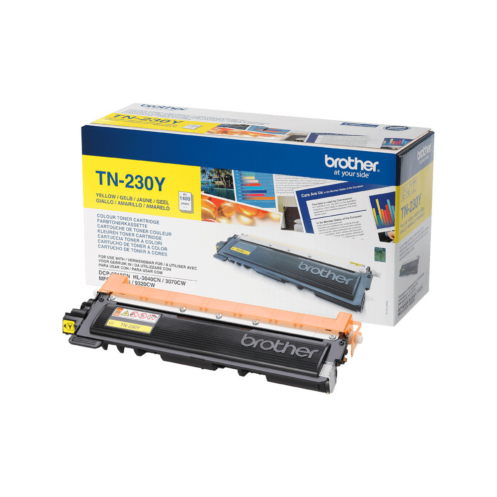 Brother TN-230Y - Cartouche de toner originale – Jaune Brother TN-230Y - Cartouche de toner originale – Jaune