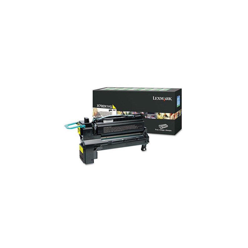Lexmark X792X1YG Cartouche de toner 1 pièce(s) Original Jaune Lexmark X792X1YG Cartouche de toner 1 pièce(s) Original Jaune