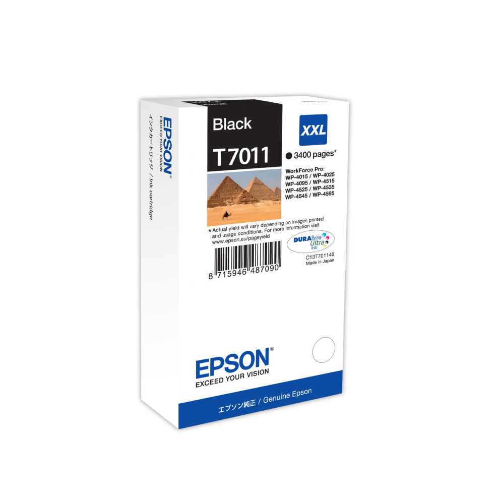 Epson Encre Noire XXL (3 400 p) Epson Encre Noire XXL (3 400 p)