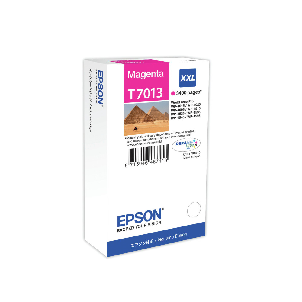 Epson Encre Magenta XXL (3 400 p) Epson Encre Magenta XXL (3 400 p)
