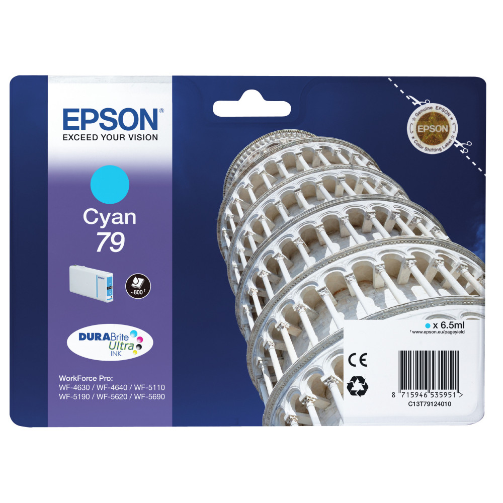 Epson Tower of Pisa Encre Cyan "Tour de Pise" (800 p) Epson Tower of Pisa Encre Cyan "Tour de Pise" (800 p)