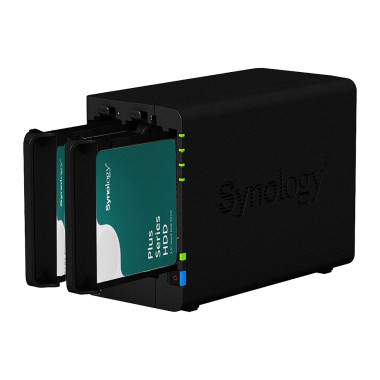 Synology DS224+ 2Go NAS 8To (2x 4To) HAT3300, Assemblé et testé avec DSM installé