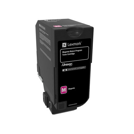 Lexmark 74C20M0 Cartouche de toner 1 pièce(s) Original Magenta