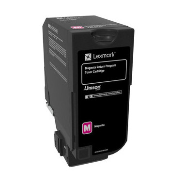 Lexmark 74C20M0 Cartouche de toner 1 pièce(s) Original Magenta
