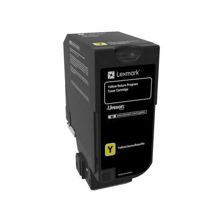 Lexmark 74C20Y0 Cartouche de toner 1 pièce(s) Original Jaune