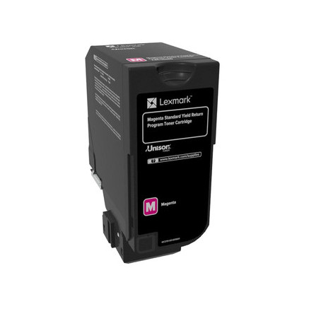 Lexmark 74C2SM0 Cartouche de toner 1 pièce(s) Original Magenta