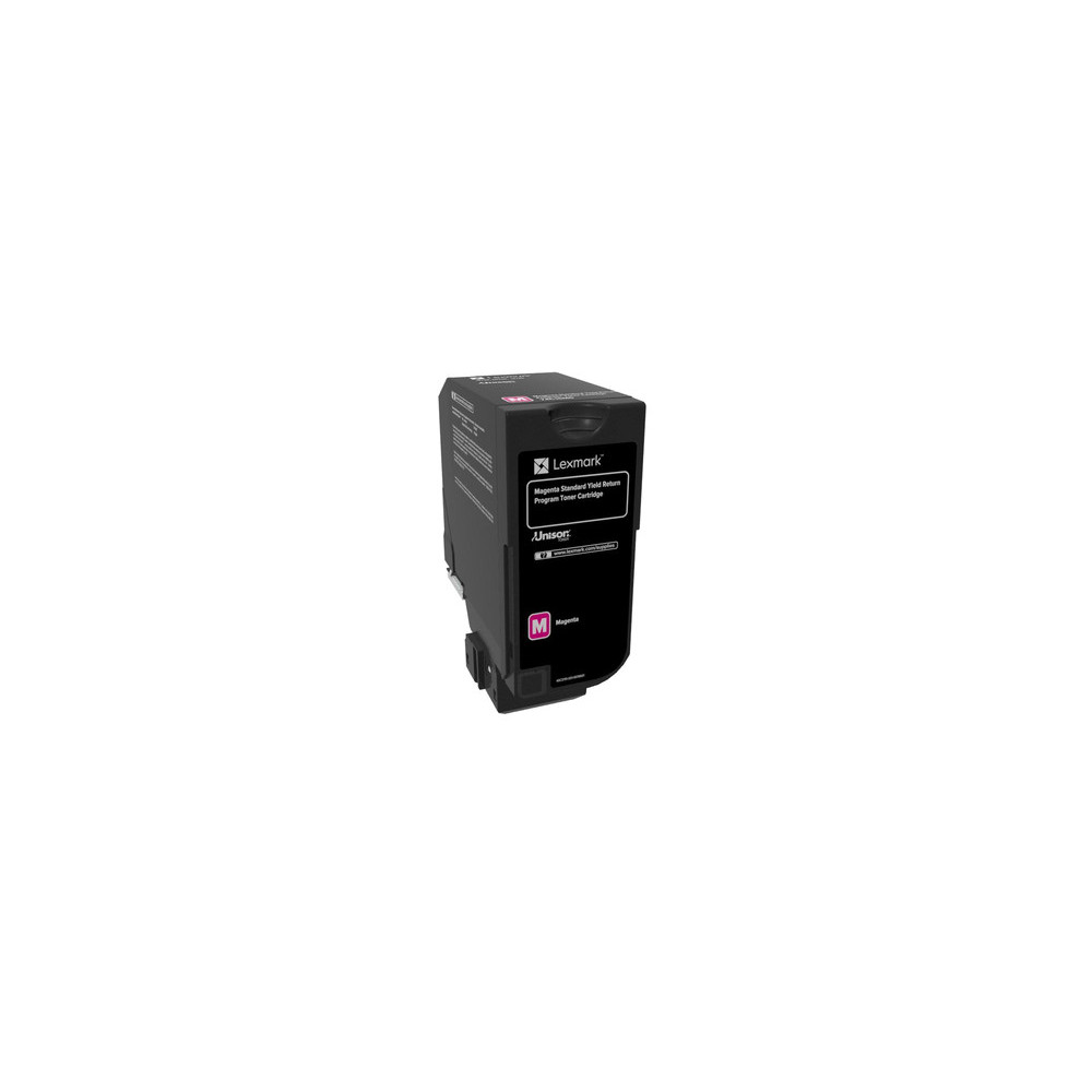 Lexmark 74C2SM0 Cartouche de toner 1 pièce(s) Original Magenta Lexmark 74C2SM0 Cartouche de toner 1 pièce(s) Original Magenta
