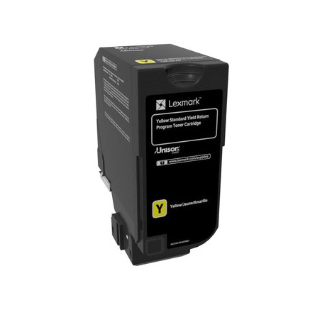 Lexmark 74C2SY0 Cartouche de toner 1 pièce(s) Original Jaune