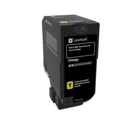Lexmark 84C2HYE Cartouche de toner 1 pièce(s) Original Jaune