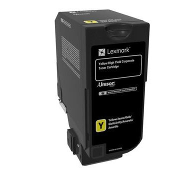 Lexmark 84C2HYE Cartouche de toner 1 pièce(s) Original Jaune