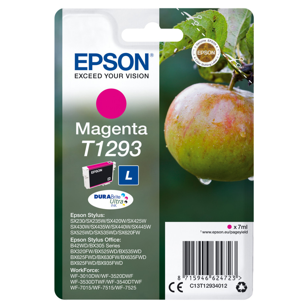 Epson Apple Cartouche "Pomme" - Encre DURABrite Ultra M Epson Apple Cartouche "Pomme" - Encre DURABrite Ultra M