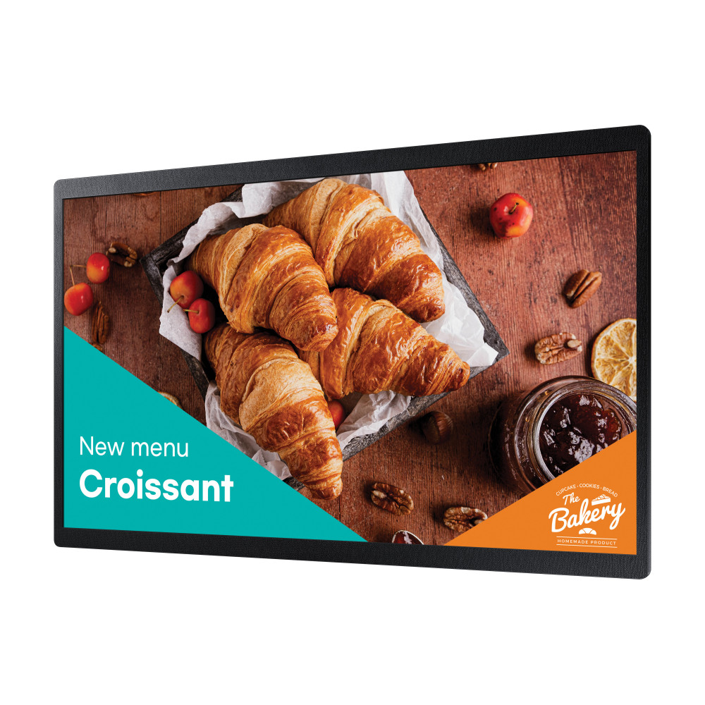 Samsung QB24C Écran plat de signalisation numérique 61 cm (24") LED Wifi 250 cd m² Full HD Noir Intégré dans le processeur