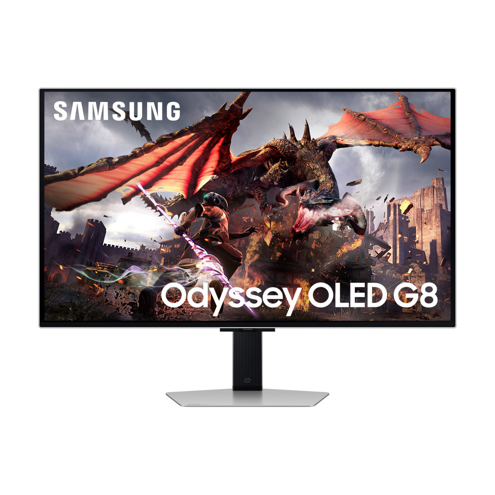 Samsung G80SD écran plat de PC 81,3 cm (32") 3840 x 2160 pixels 4K Ultra HD OLED Argent Samsung G80SD écran plat de PC 81,3 cm (32") 3840 x 2160 pixels 4K Ultra HD OLED Argent
