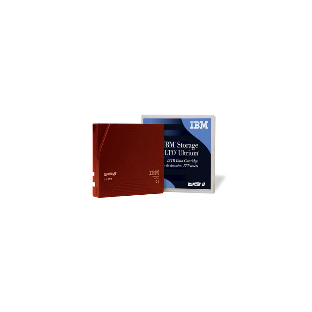 IBM LTO Ultrium 8 Disque de stockage Cartouche à bande 12 To IBM LTO Ultrium 8 Disque de stockage Cartouche à bande 12 To