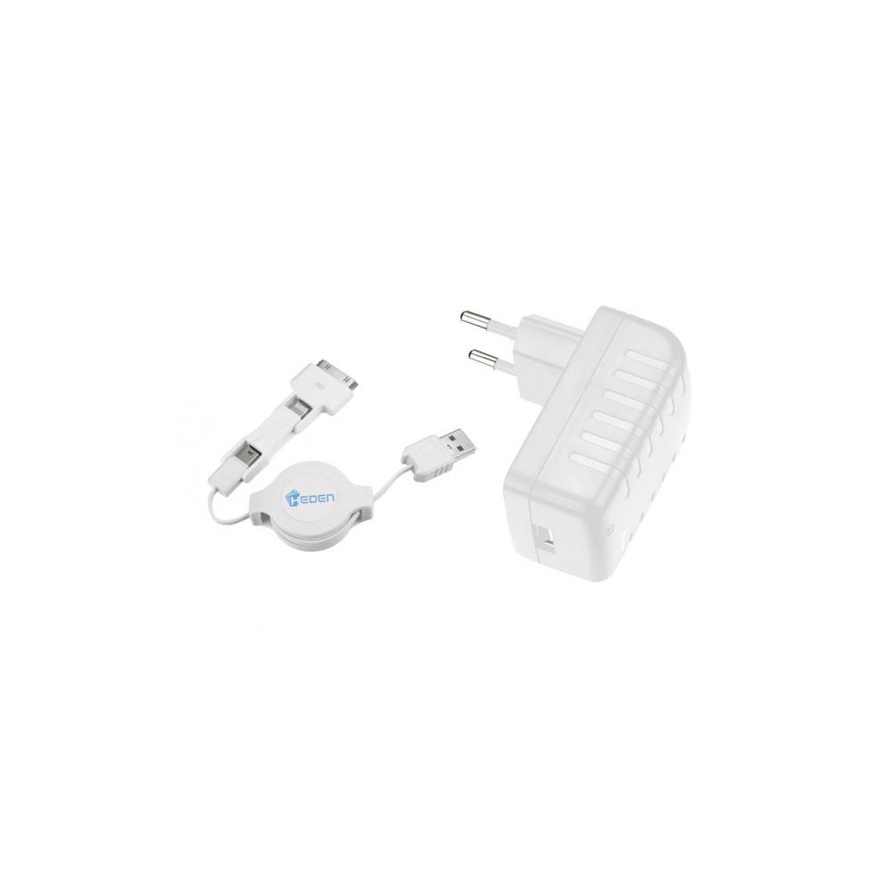 Heden ACCHAD3E12 chargeur d'appareils mobiles Smartphone, Tablette Blanc Secteur Intérieure Heden ACCHAD3E12 chargeur d'appareils mobiles Smartphone, Tablette Blanc Secteur Intérieure