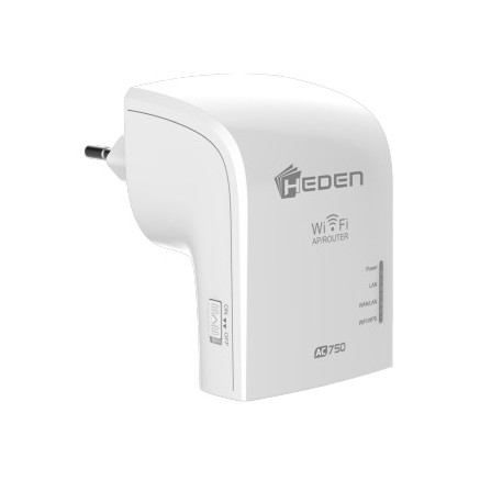 Heden AC 750 Répéteur réseau 433 Mbit s Blanc