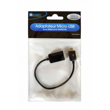 Heden CABUSBAMUSB câble USB 0,2 m Noir